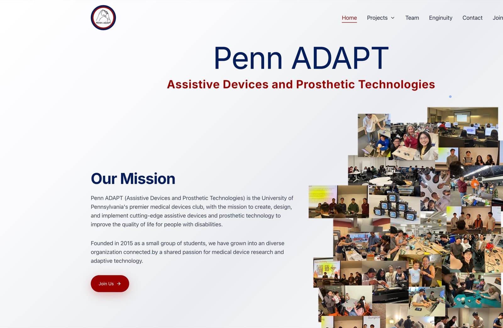 Penn ADAPT website homepage