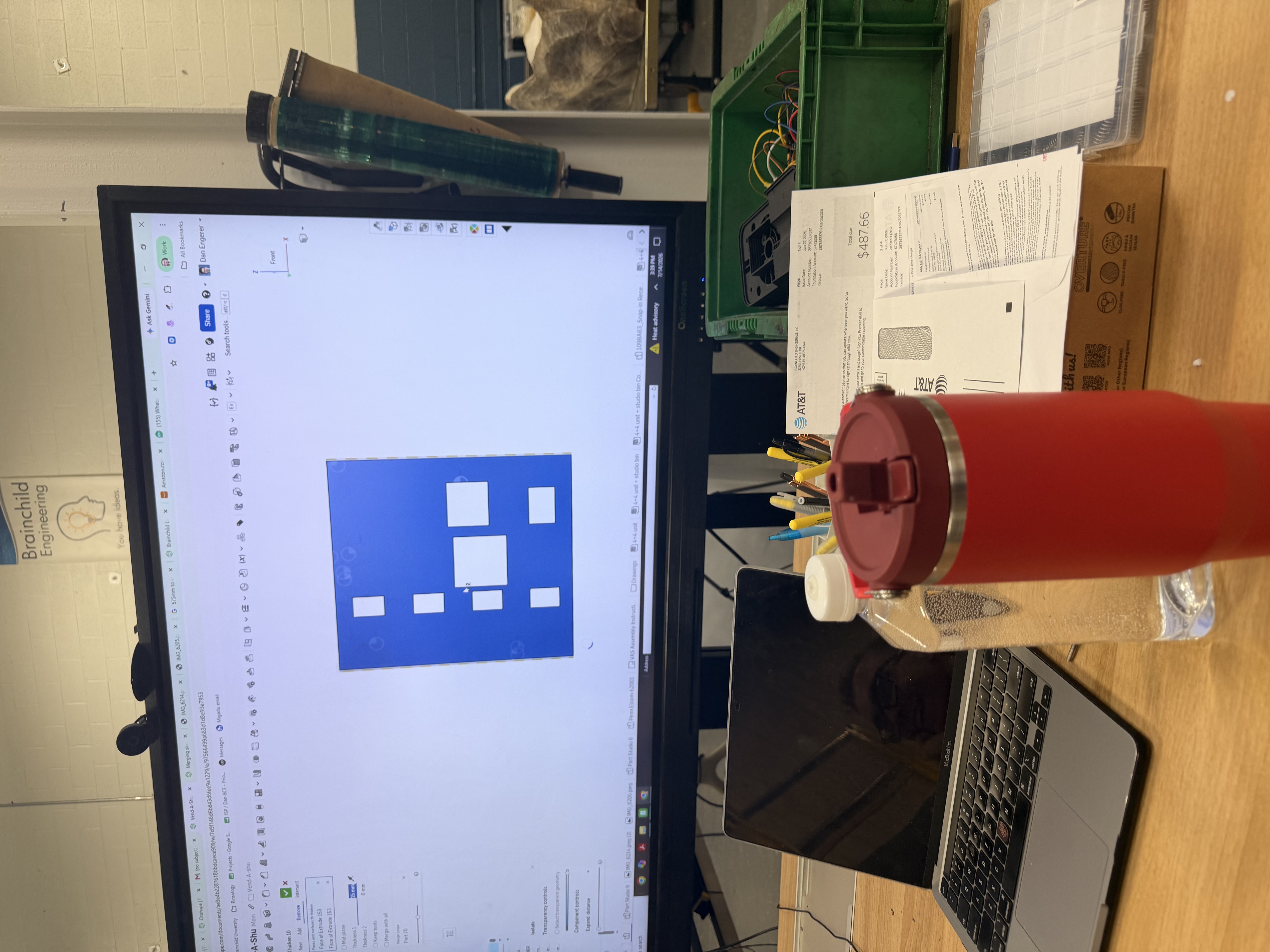 Enclosure CAD cover view